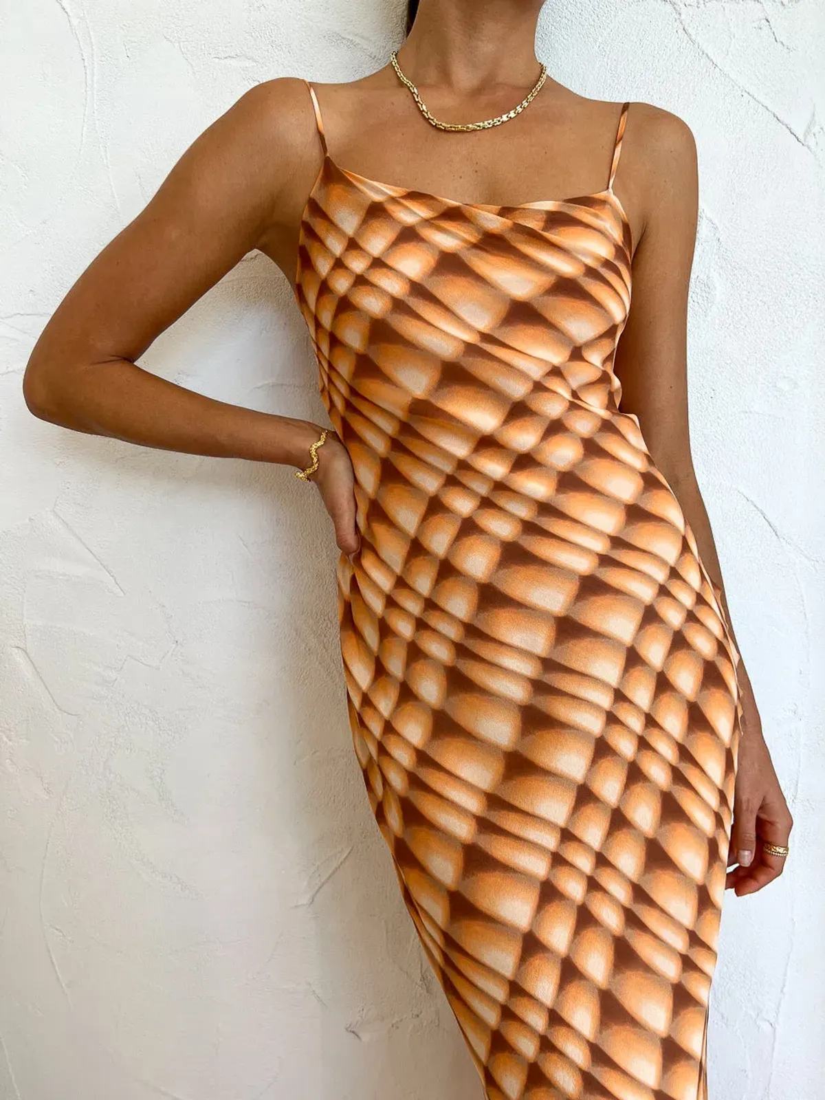 Bec & Bridge Soleil Slip Maxi Dress Print Size 8 / S - Image 6