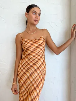 Bec & Bridge Soleil Slip Maxi Dress Print Size 8 / S for rent on The Volte - image 4