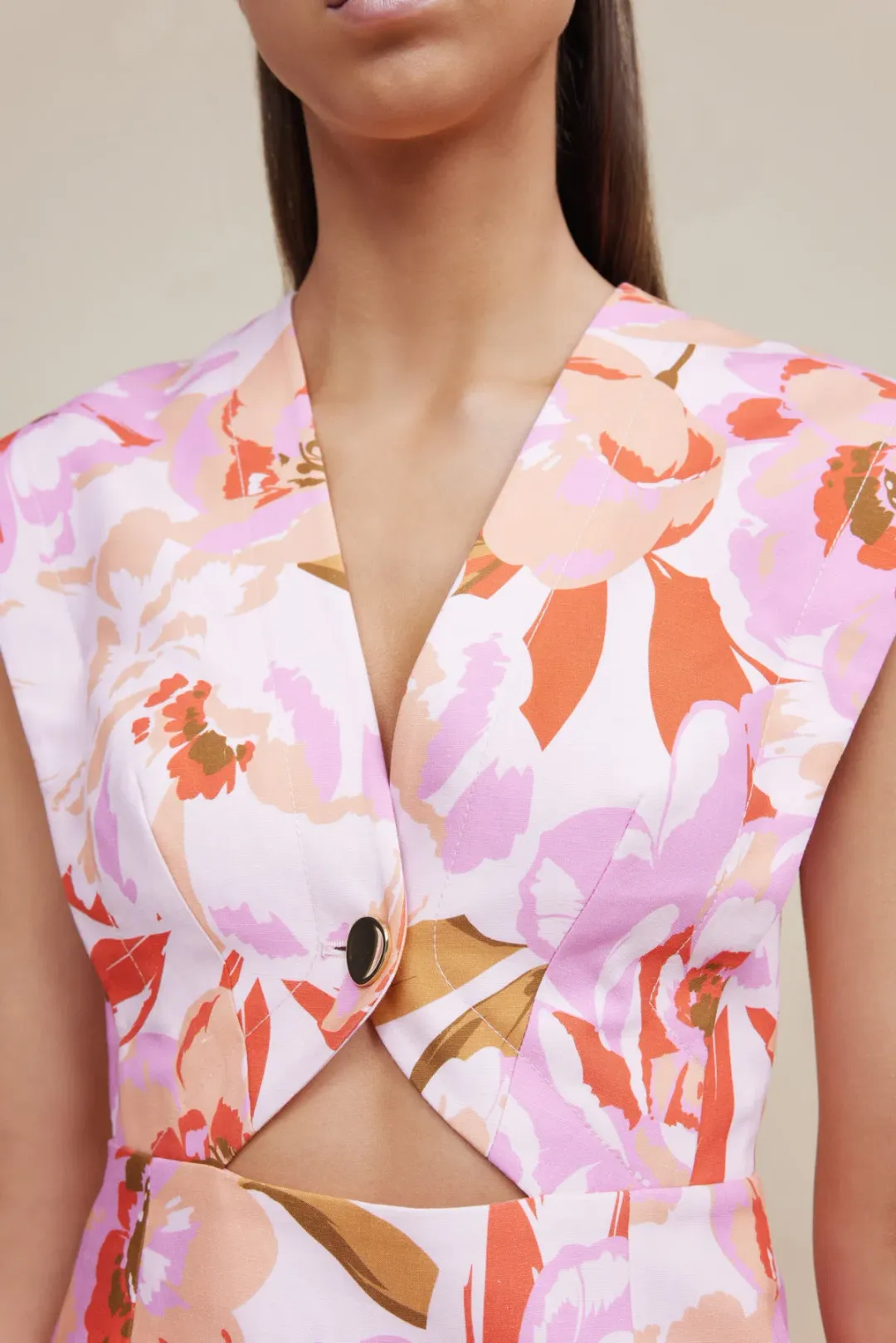 Acler Quincy Mini Dress Floral Size 10 for rent on The Volte - main image