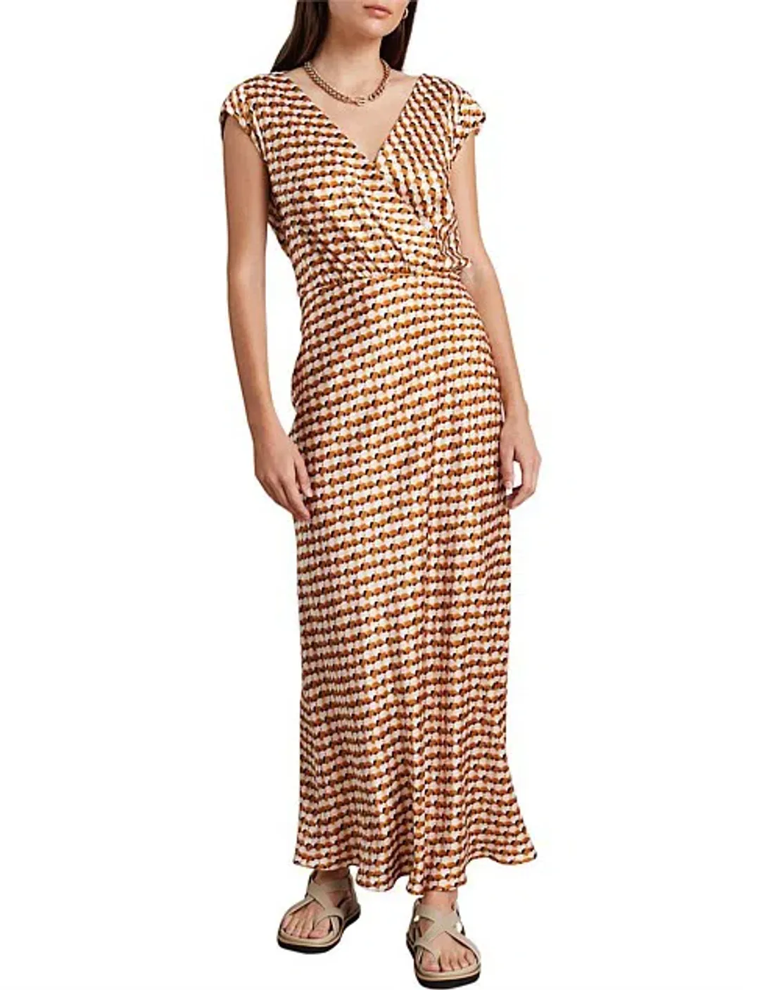 Bec & Bridge Casablanca Wrap Dress Print Size 10 for rent on The Volte - main image