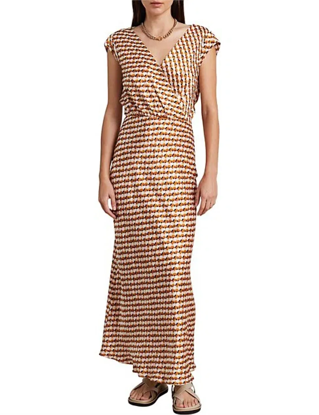 Bec & Bridge Casablanca Wrap Dress Print Size 10 for rent on The Volte - main image