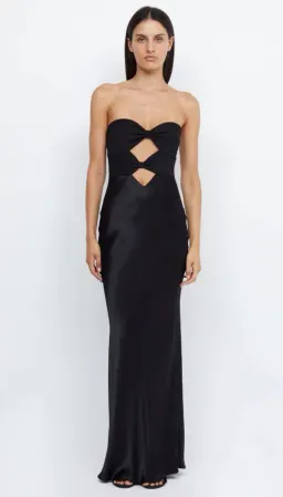 Bec & Bridge Halle Strapless Dress Black Size 10 for rent on The Volte - image 1