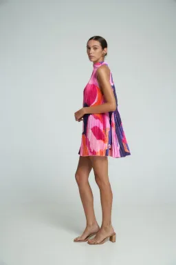 L'Idee Amour Halterneck Mini Dress Capri Size 8 for rent on The Volte - image 3