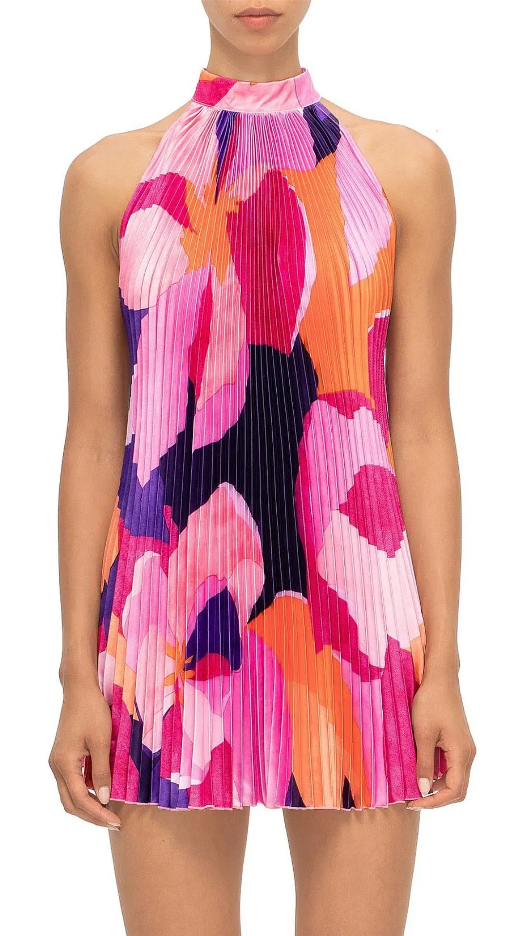 L'Idee Amour Halterneck Mini Dress Capri Size 8 for rent on The Volte - main image