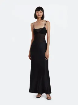 Bec & Bridge Lindsey Cut Out Maxi Dress Black Size AU 6 for rent on The Volte - image 1