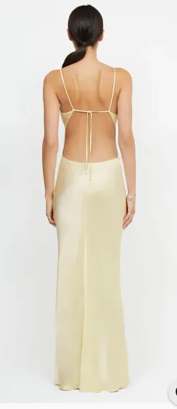Bec & Bridge Cedar City Maxi Dress in Ice Yellow Size AU 8 for rent on The Volte - image 2
