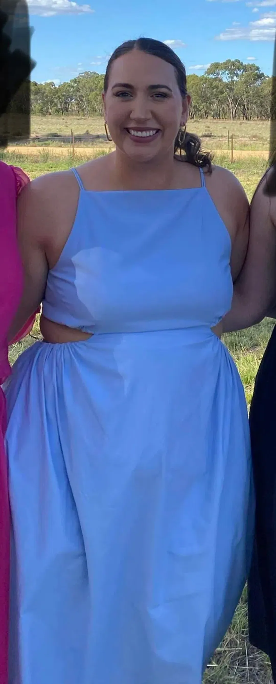 Camilla and Marc Kiri Dress in Powder Blue Size 14 for rent on The Volte - main image