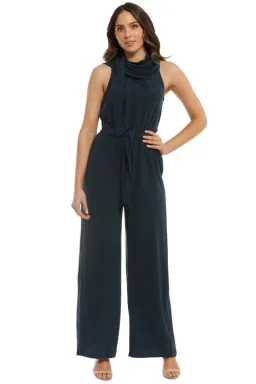 Sass & Bide The Icon Jumpsuit Navy Size 6 for rent on The Volte - image 1