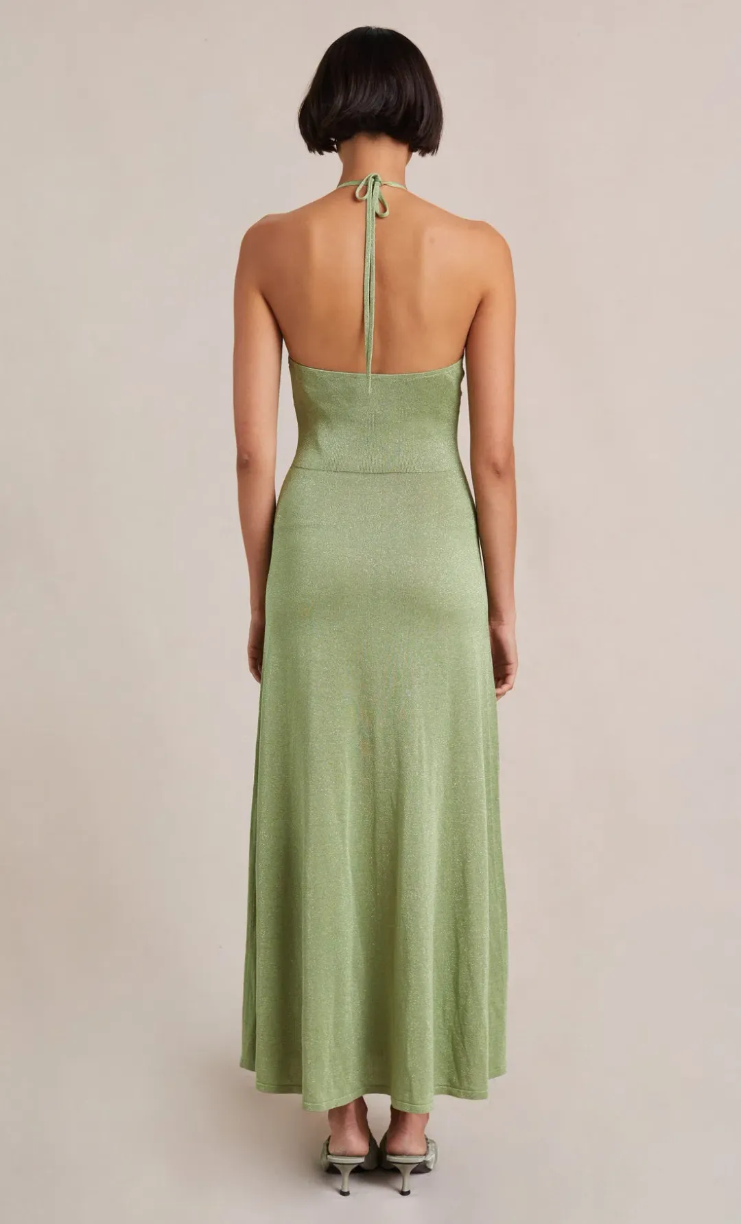 Bec & Bridge Indya Knit Maxi Dress Green Size 6 for rent on The Volte - main image