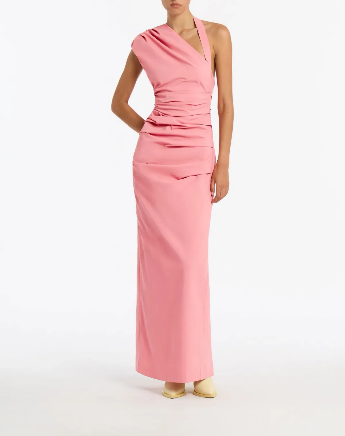 Sir The Label Giacomo Gathered Gown in Pink Size 2 / Au 10 - Image 1