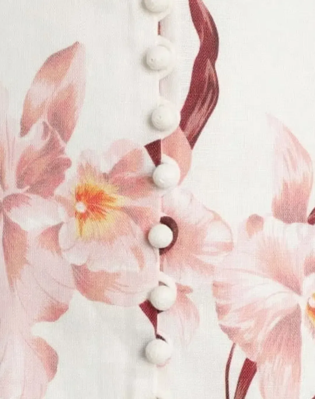 Zimmermann Corsage Linen Dress Floral Size 10 for rent on The Volte - main image