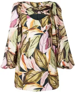 Acler Meadow Mini Dress in Falling Leaves Size 8 for rent on The Volte - image 7