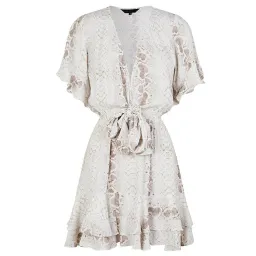 Kivari Zanzibar Tie Up Mini Dress Print Size S for rent on The Volte - image 3