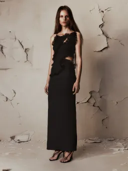 Christopher Esber Carina Interlinked Dress Black Size 6 / XS for rent on The Volte - image 5