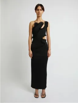 Christopher Esber Carina Interlinked Dress Black Size 8 / S for rent on The Volte - image 1