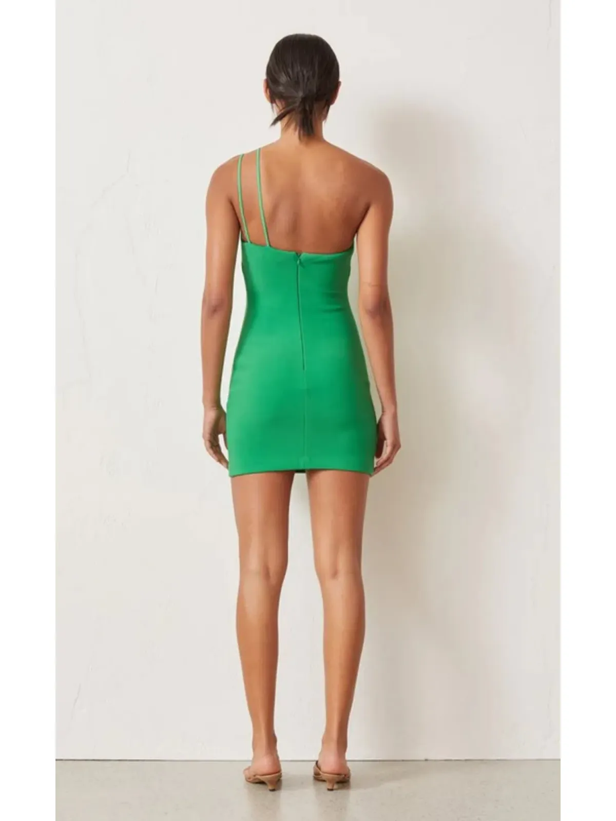 Bec & Bridge Emerald Avenue Mini Dress Green Size AU 6 - Image 3