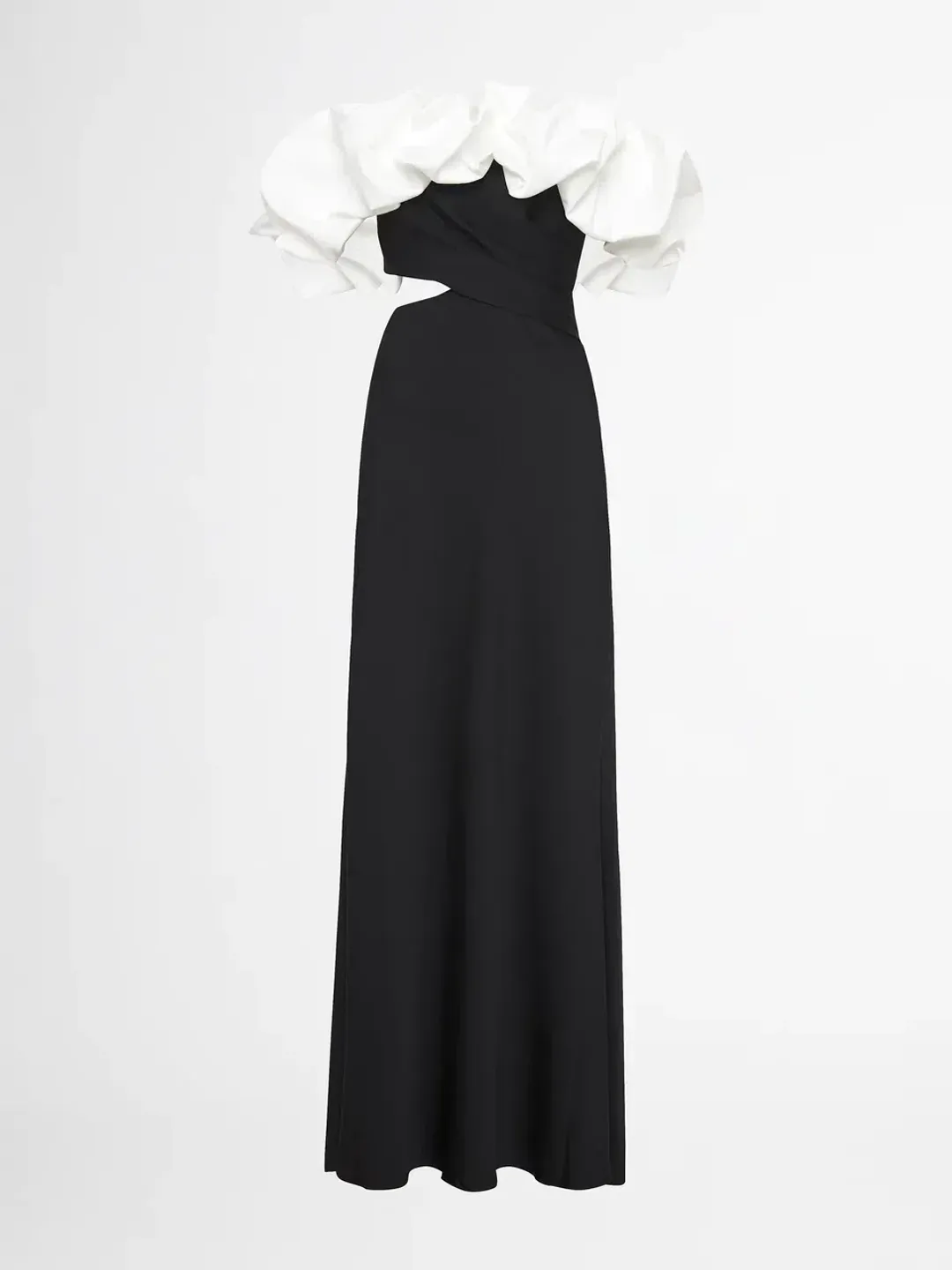 Sheike Margot Maxi Dress Black/White Size 8 for rent on The Volte - main image