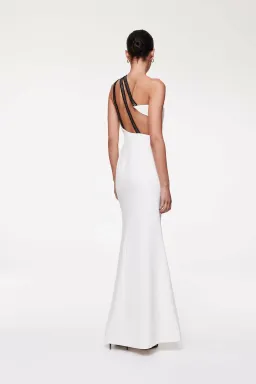 Rachel Gilbert Cecilio Gown Ivory Size 0/AU 6 for rent on The Volte - image 2