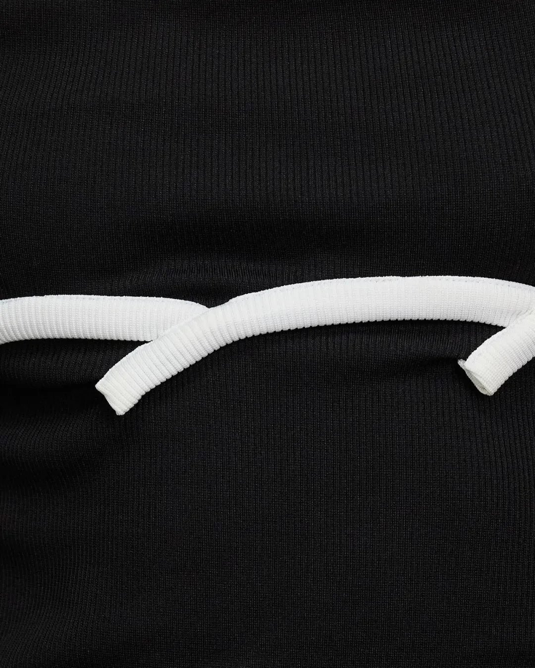 Christopher Esber Wave Bind Split Tank Dress Black Size AU 6 for rent on The Volte - main image