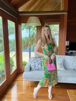 Alemais Marion Bodice Dress Green Size L / AU 12 for rent on The Volte - image 1