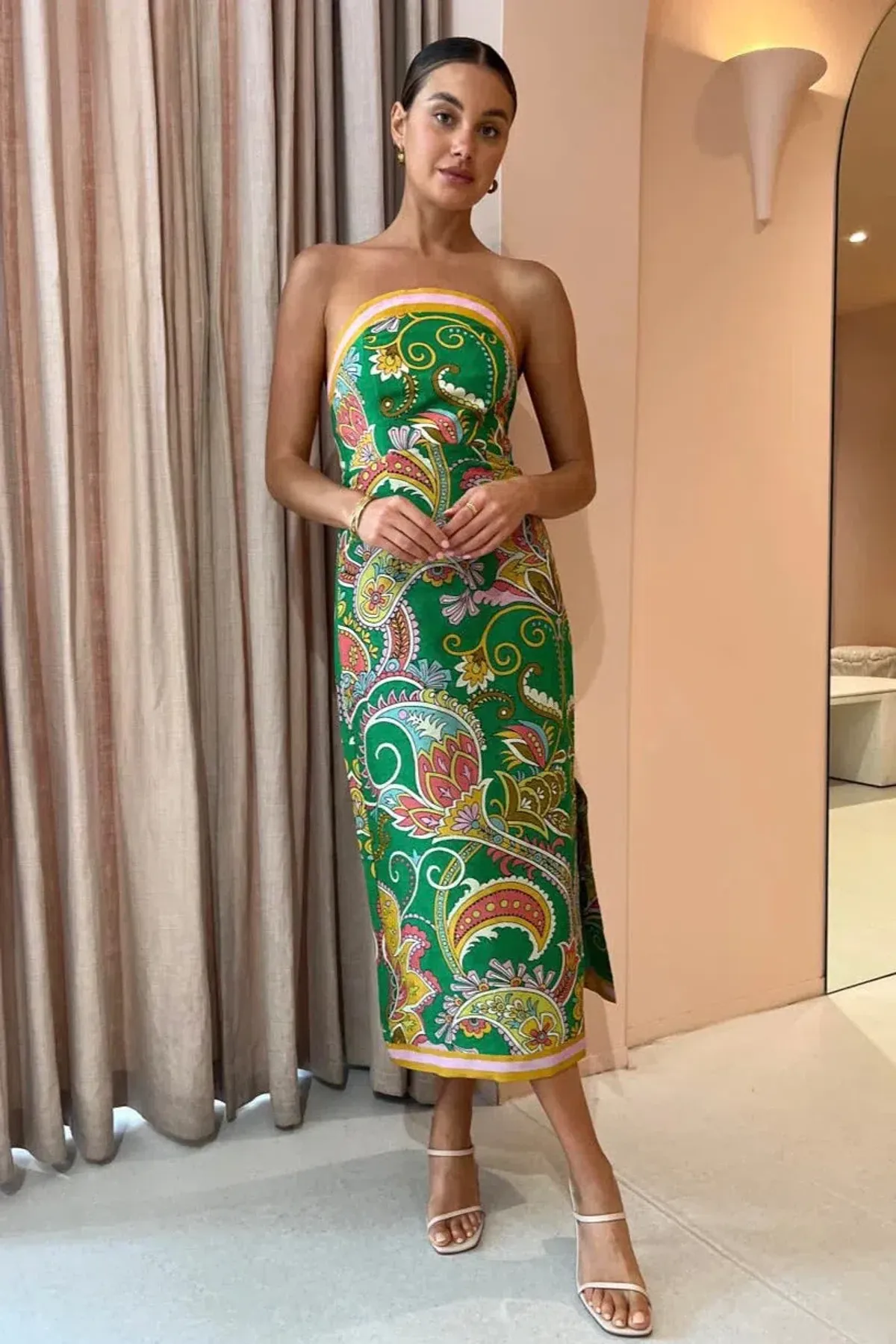 Alemais Marion Bodice Dress Green Size L / AU 12 - Image 2