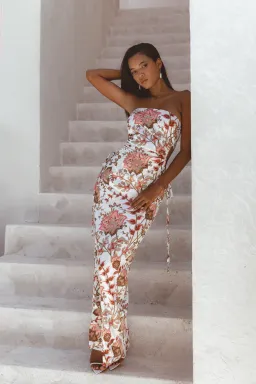 Sonya Moda Dima Dress Paisley Print Size 10/ M for rent on The Volte - image 4