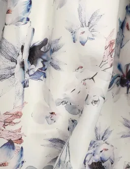 Bariano Josephine One Shoulder High Low Gown Floral Size 6 for rent on The Volte - image 5