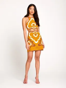 Alice McCall In Music Dress Orange Size AU 10 for rent on The Volte - image 1