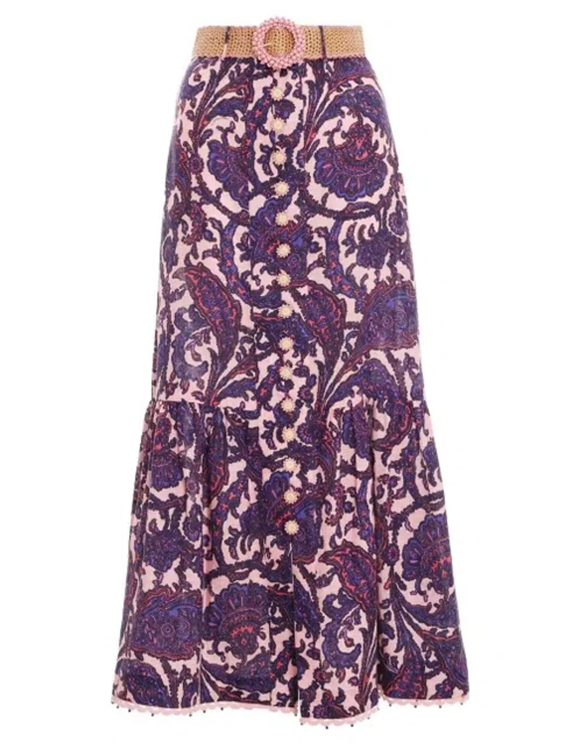 ZIMMERMANN Tiggy Billow Blouse & the Tiggy Frill Hem Midi Skirt (4/AU16) - Image 12