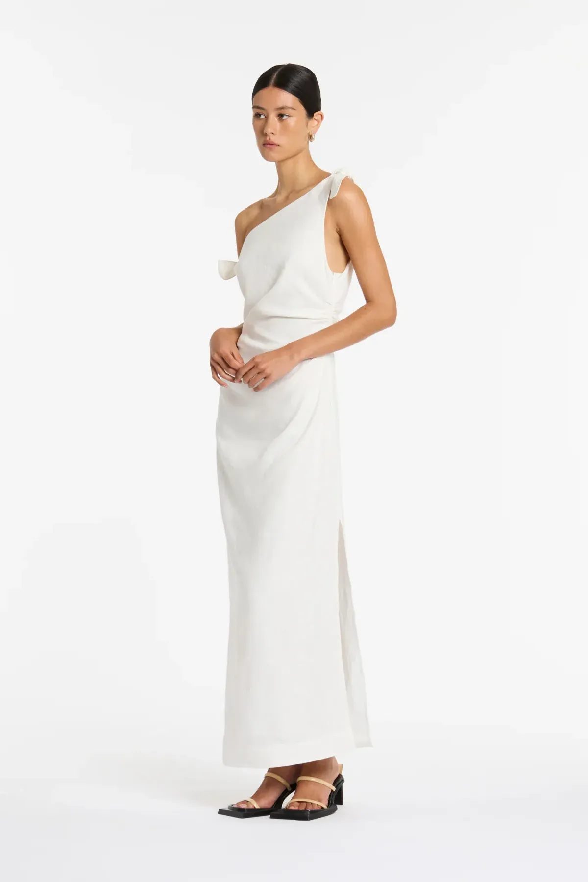 Sir The Label Bettina Off Shoulder Dress White Size AU 8 - Image 2