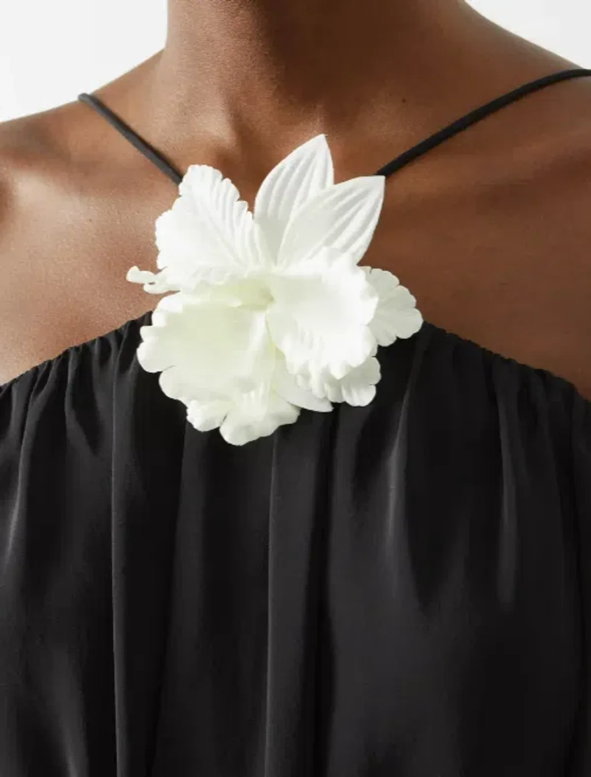 Zimmermann High Tide Halterneck Silk Midi Dress Black Size 2 / Au 12 - Image 2