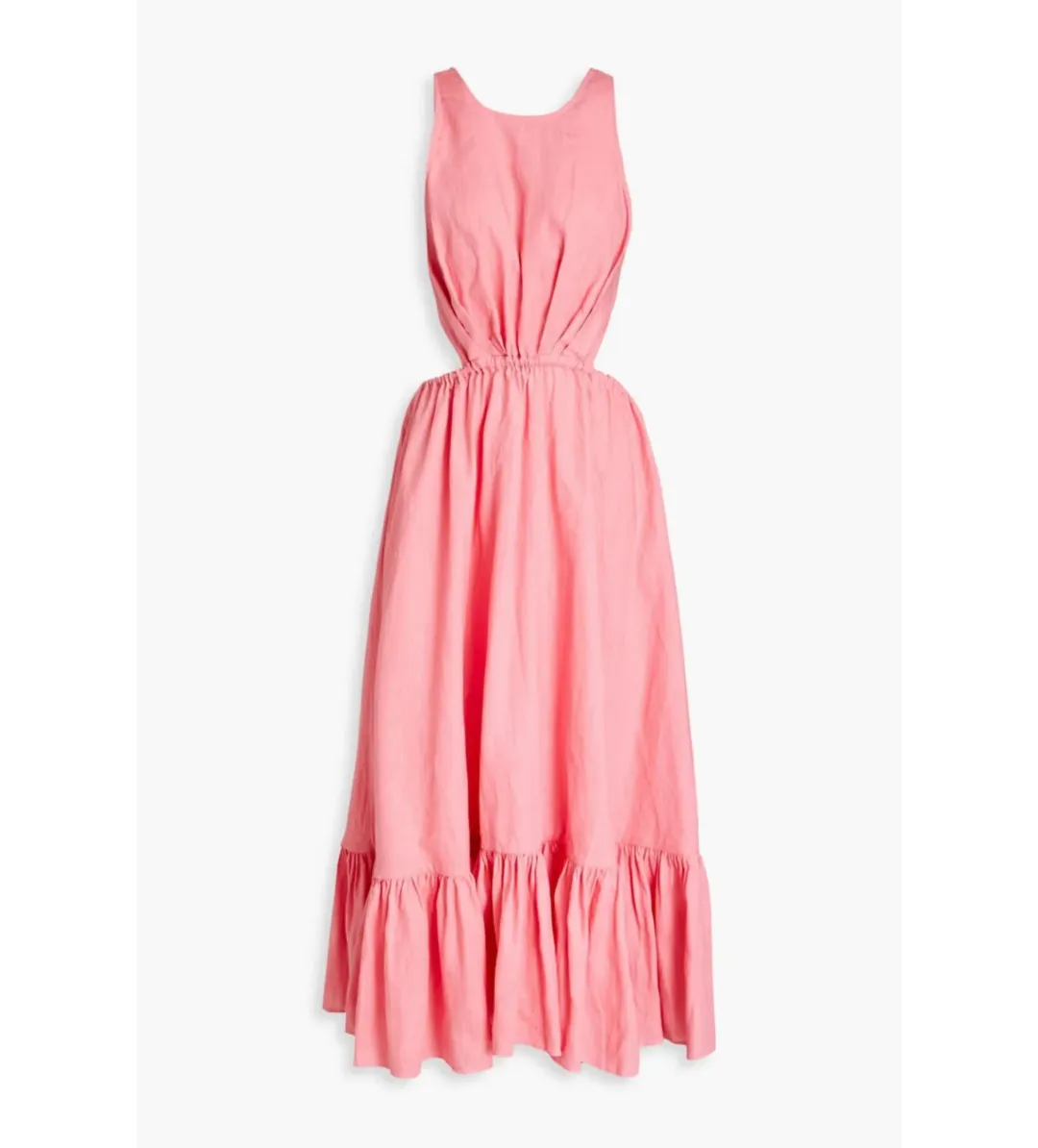 Leo Lin Flamingo Cut Out Dress Pink Size 10 for rent on The Volte - main image