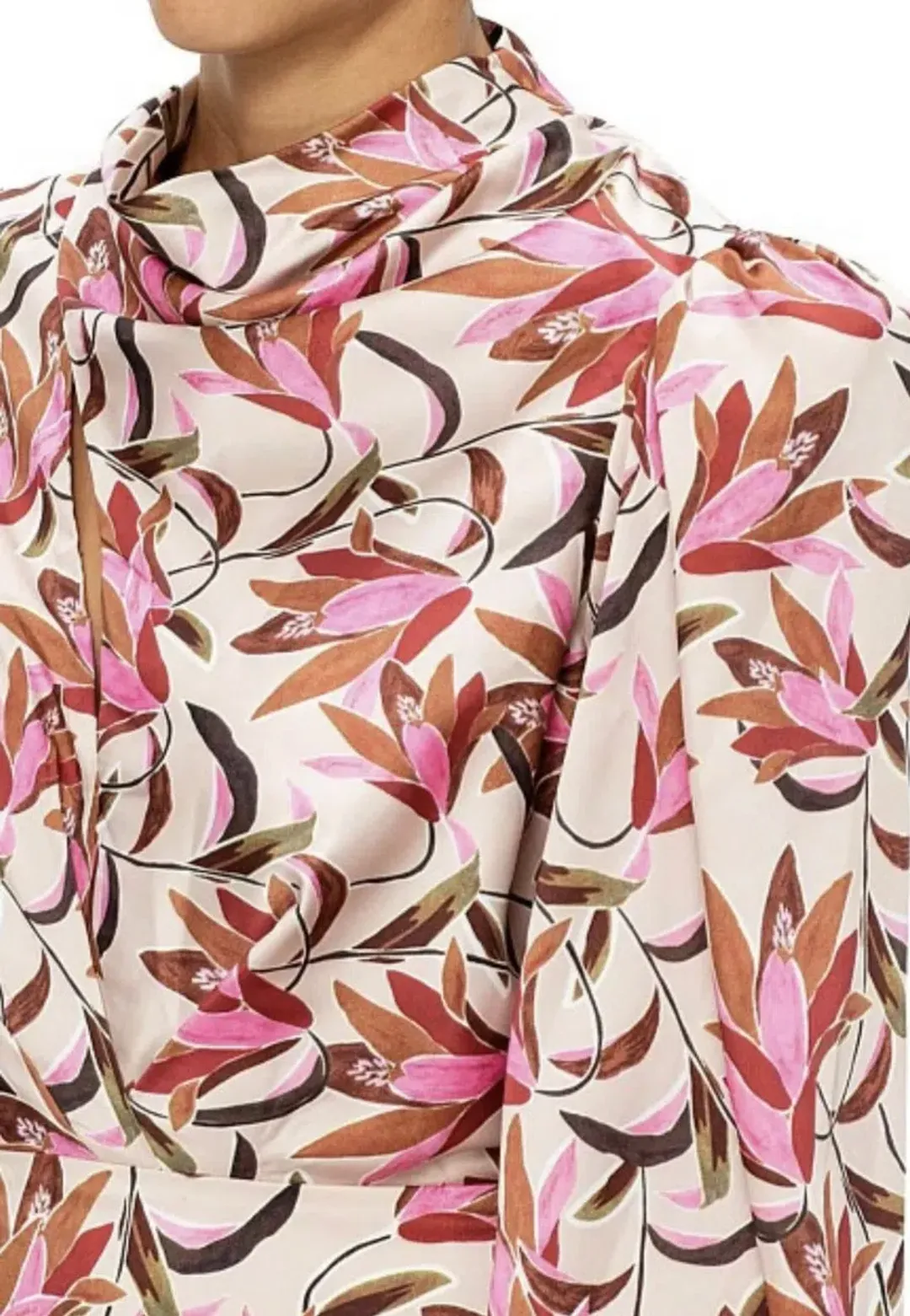 Acler Coleman Mini Dress Print Size 8 for rent on The Volte - main image