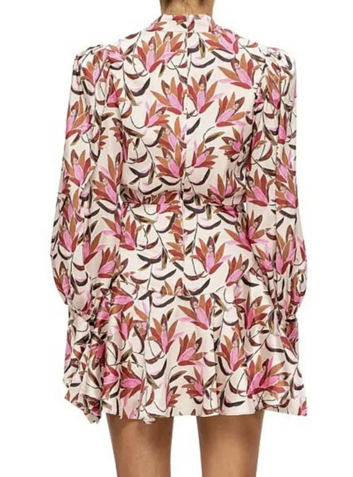 Acler Coleman Mini Dress Print Size 8 - Image 3