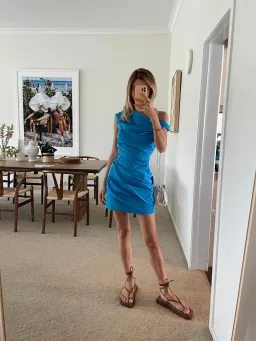 Paris Georgia Remmy Dress Turquoise Size 6 for rent on The Volte - image 4