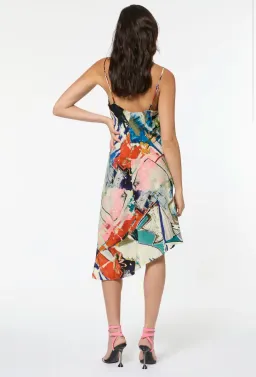 Manning Cartell Queen Of Spades Slip Dress Multi Print Size 8 for rent on The Volte - image 3