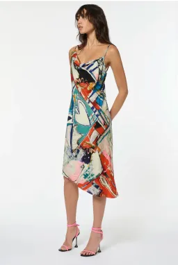 Manning Cartell Queen Of Spades Slip Dress Multi Print Size 8 for rent on The Volte - image 2