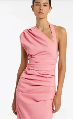 Sir the Label Giacomo Gathered Gown Pink Size 2 / AU 10 for rent on The Volte - image 2