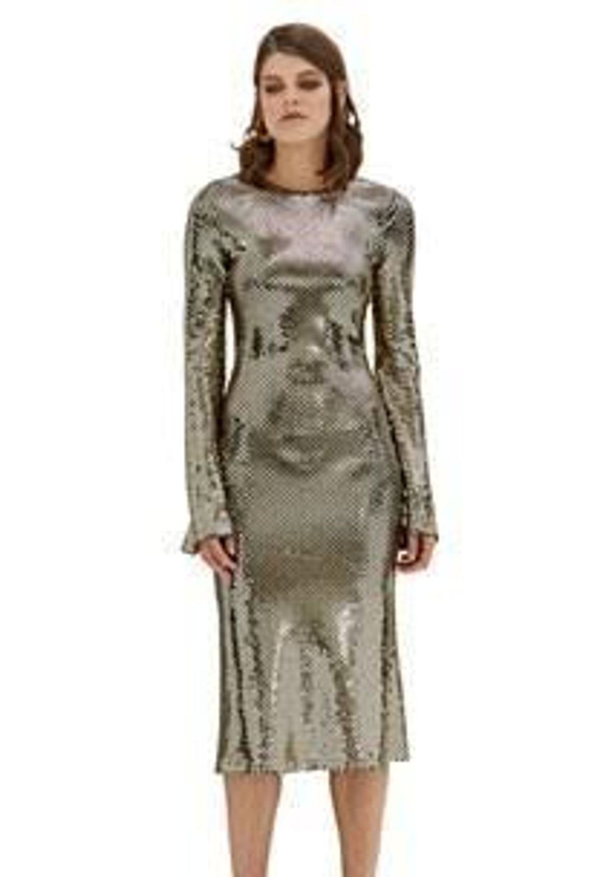 Gold reflections dress - Image 2