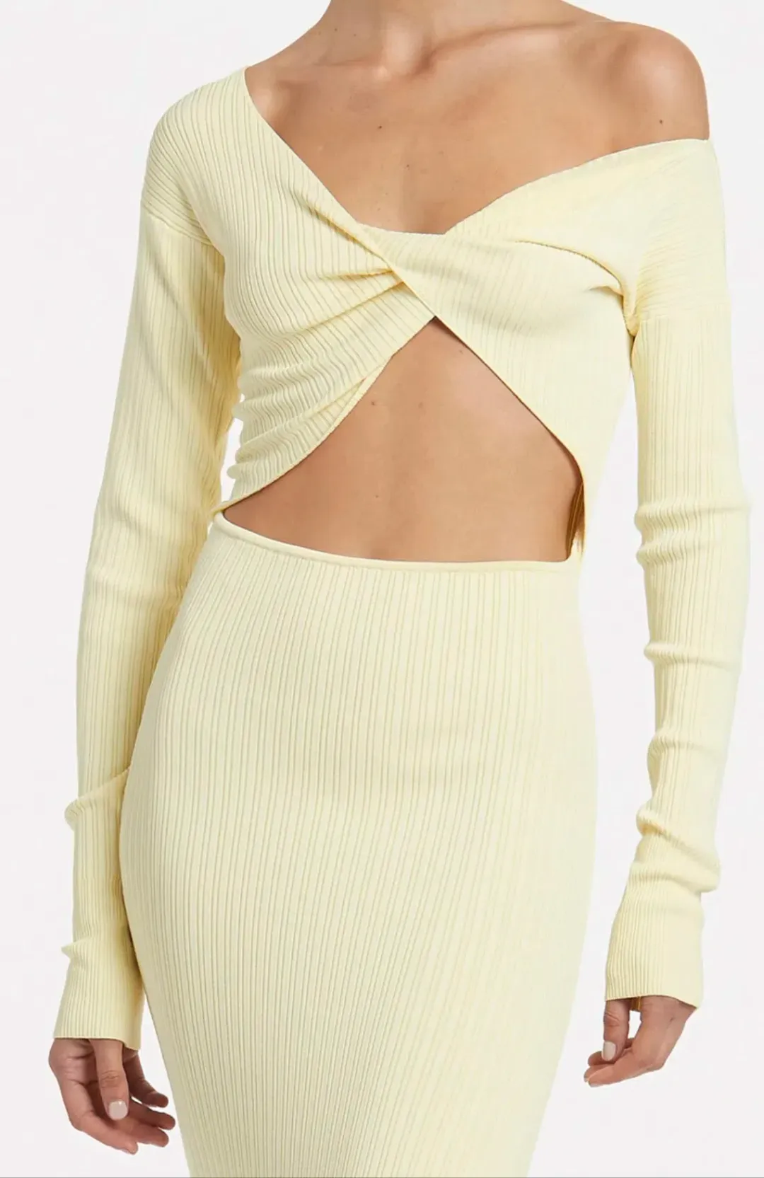 Sir the Label Kelvin Dress Yellow Size 0 / AU 6 for rent on The Volte - main image