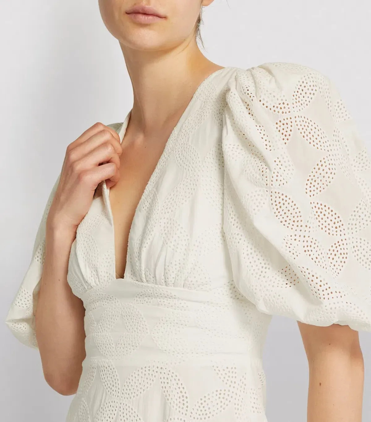 Acler Hamilton Midi Dress in Ivory Size 8 - Image 2