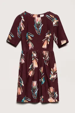 Gorman X Dana Kinter Sugarbush Cord Mini Dress Floral Size 10 for rent on The Volte - image 4