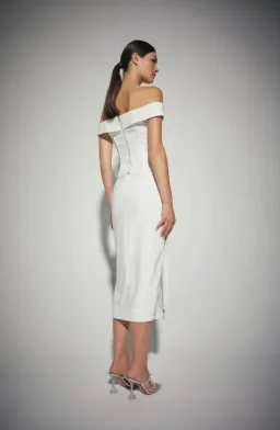 Kianna Lorina Bodice Ivory Size 6 for rent on The Volte - image 2