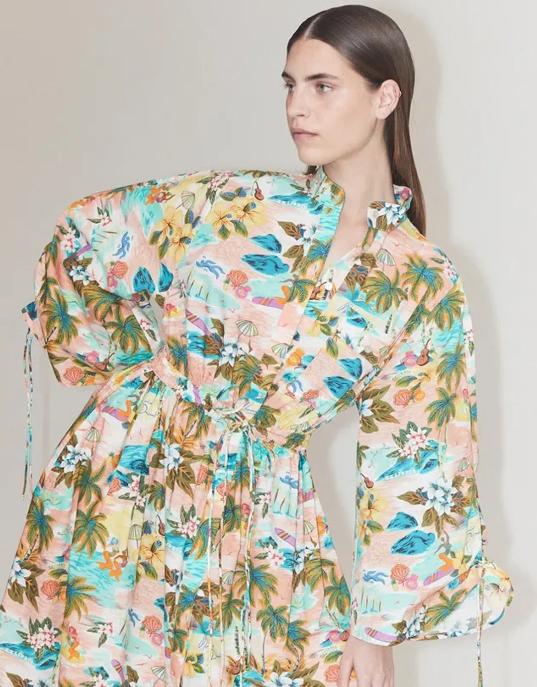 Alemais Mermaid Point Midi Dress Multi-colored Size AU 10 for rent on The Volte - main image