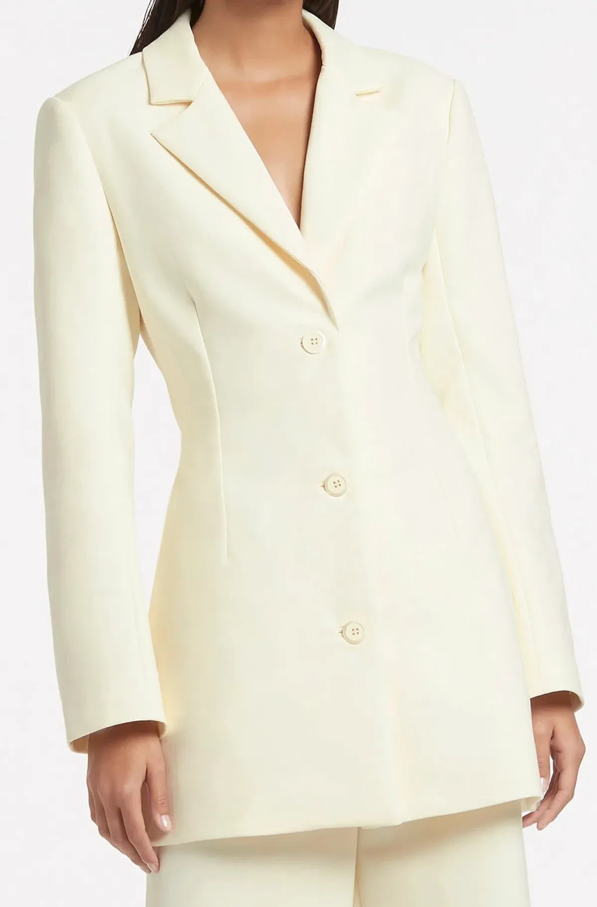 Sir The Label Marco Tailored Mini Dress Lemon Size 2 / Au 10 - Image 2