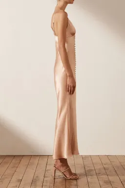 Shona Joy La Lune Bias Slip Dessert Rose Size AU 8 for rent on The Volte - image 3