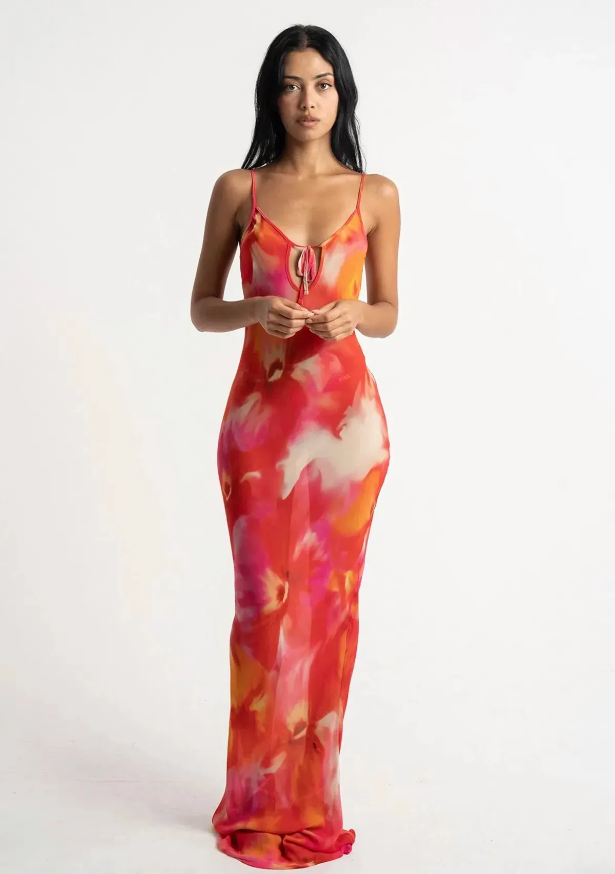 Isabelle Quinn Billie Midi Dress Pansie Size 6 - Image 1