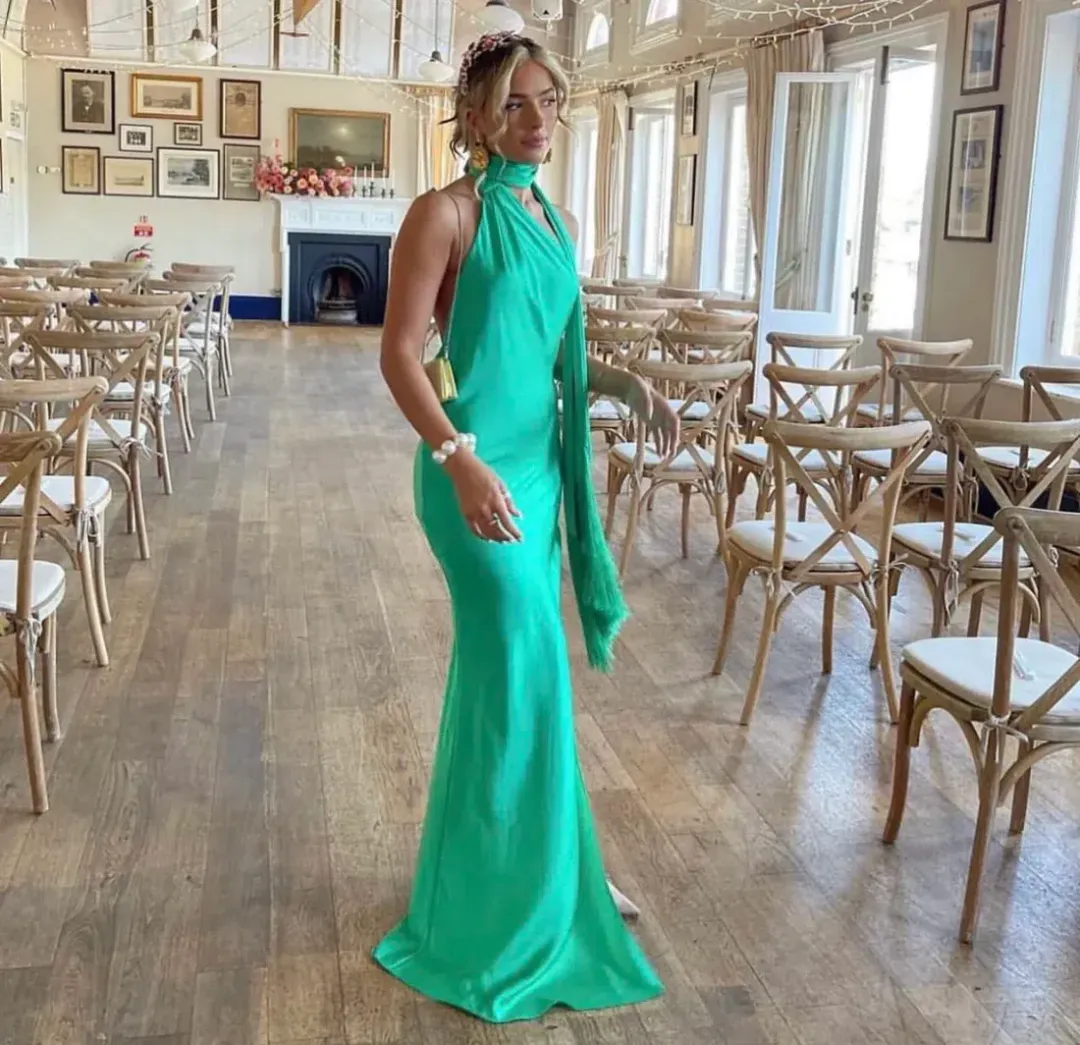 Rat & Boa Azzara Dress Green Size 6 for rent on The Volte - main image