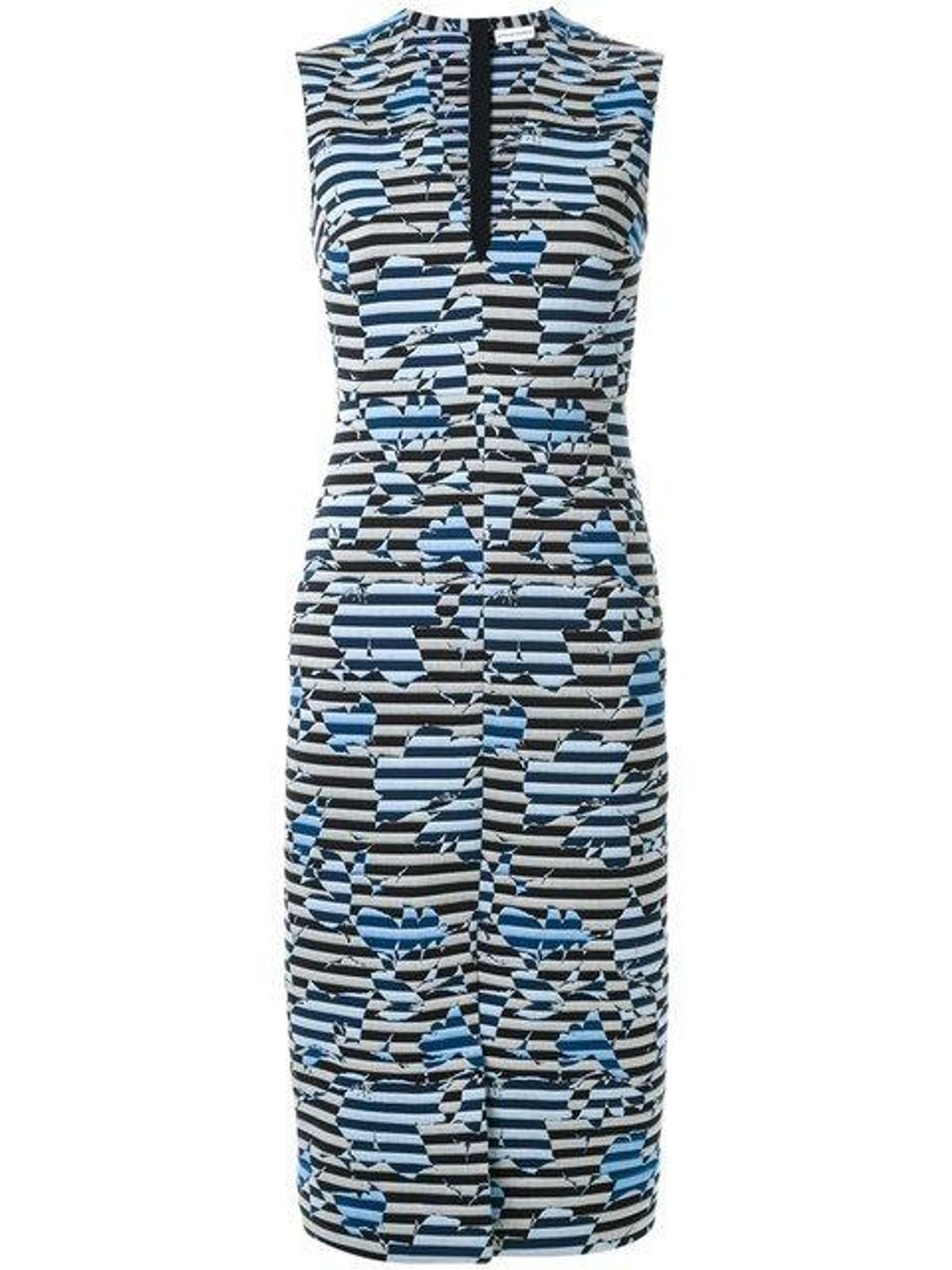 Scanlan Theodore striped floral weave dress - Image 2