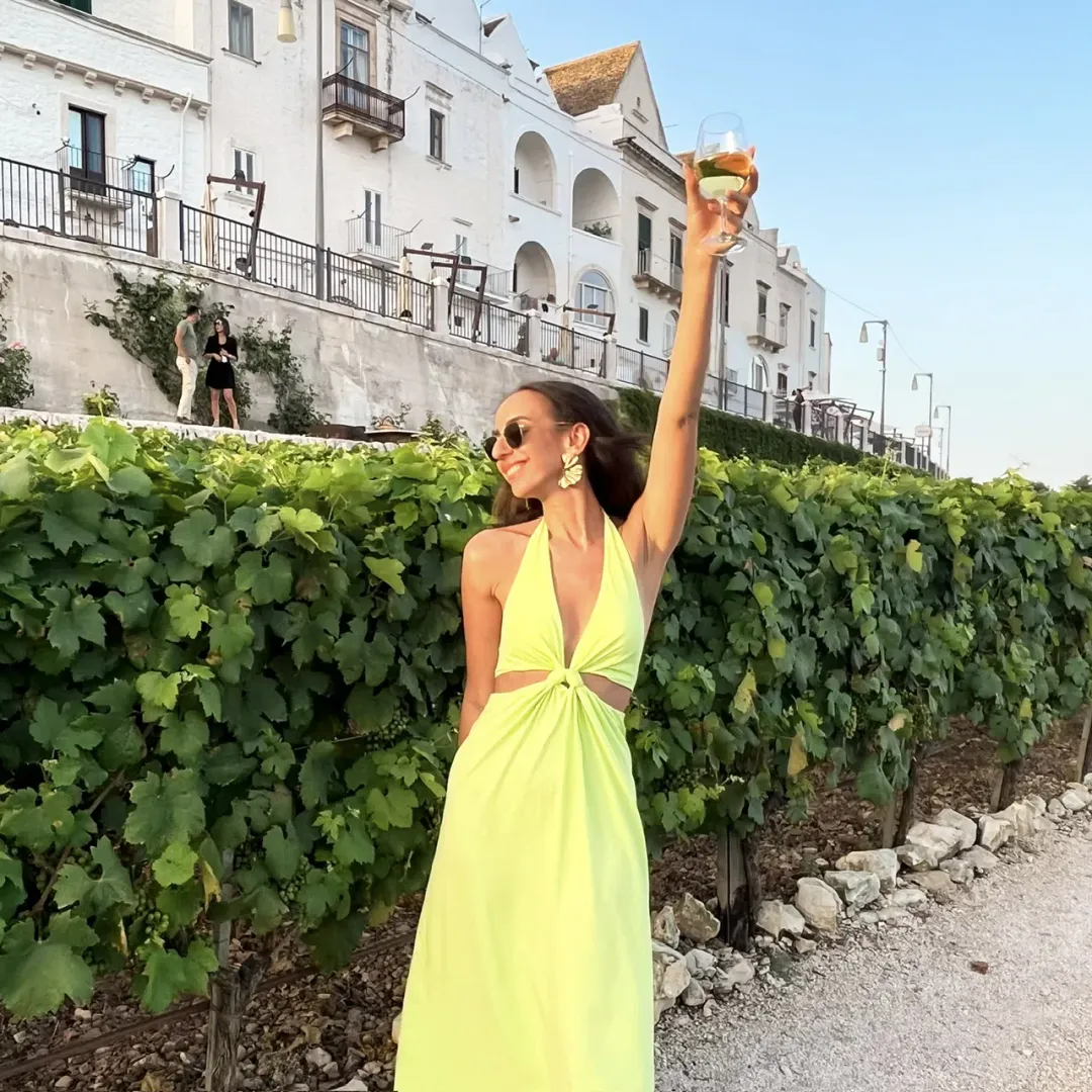 Camilla and Marc Zandar Dress Apple Sorbet Size 6 for rent on The Volte - main image